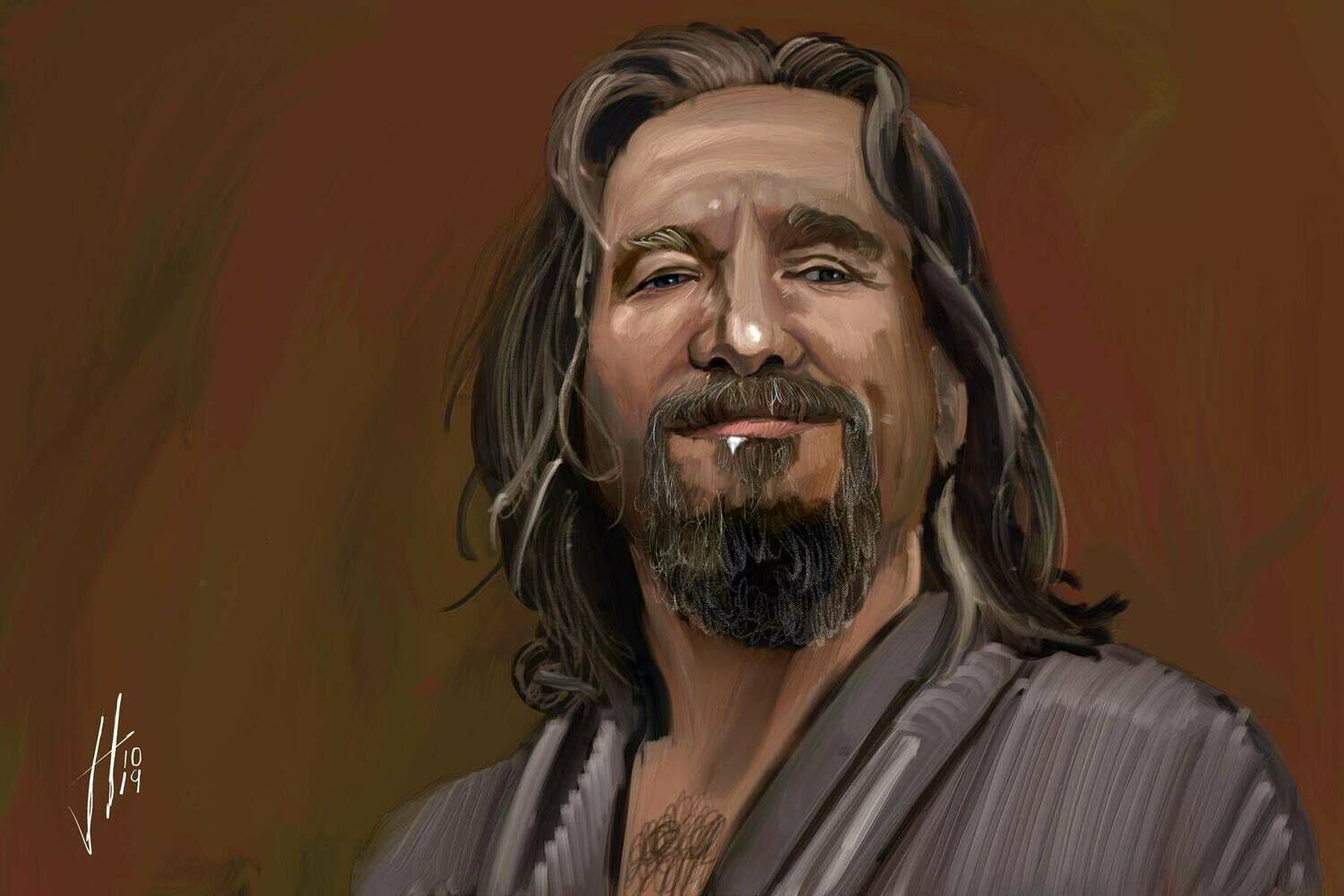 The Big Lebowski Dude Art Print The Big Lebowski Dude Art Print