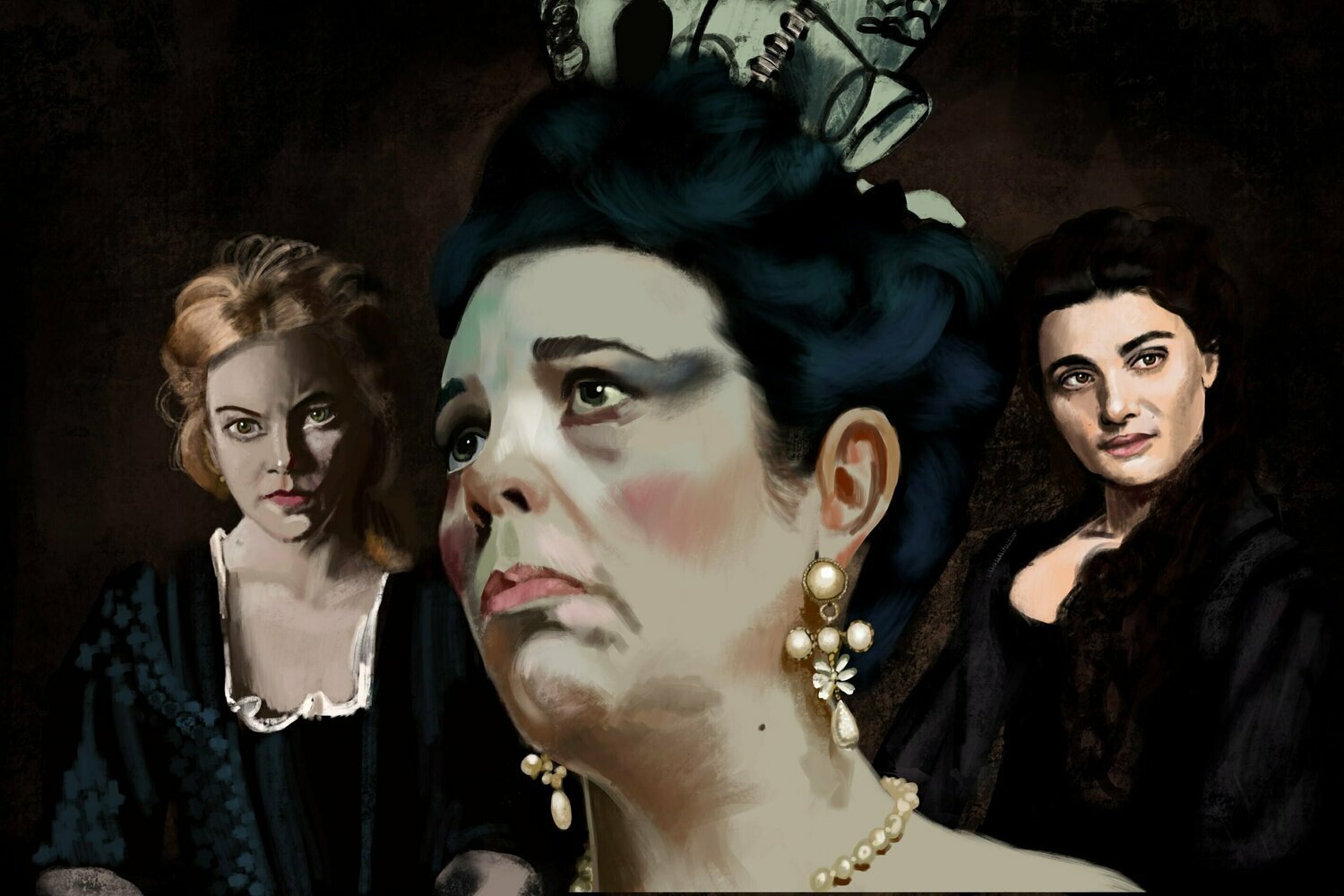 The Favourite art print Emma Stone Rachel Weisz Olivia Colman The Favourite art print Emma Stone Rachel Weisz Olivia Colman