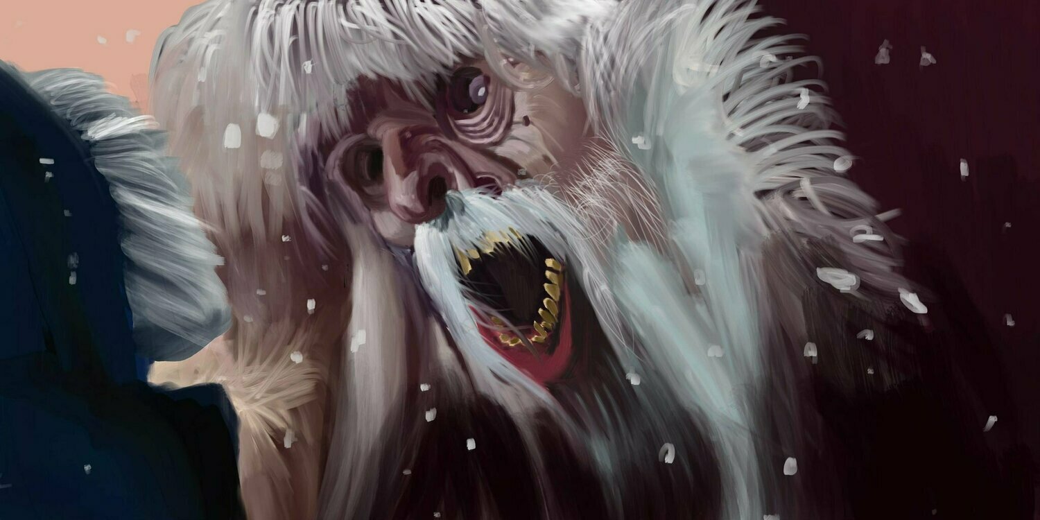 Krampus movie fanart print Krampus movie fanart print