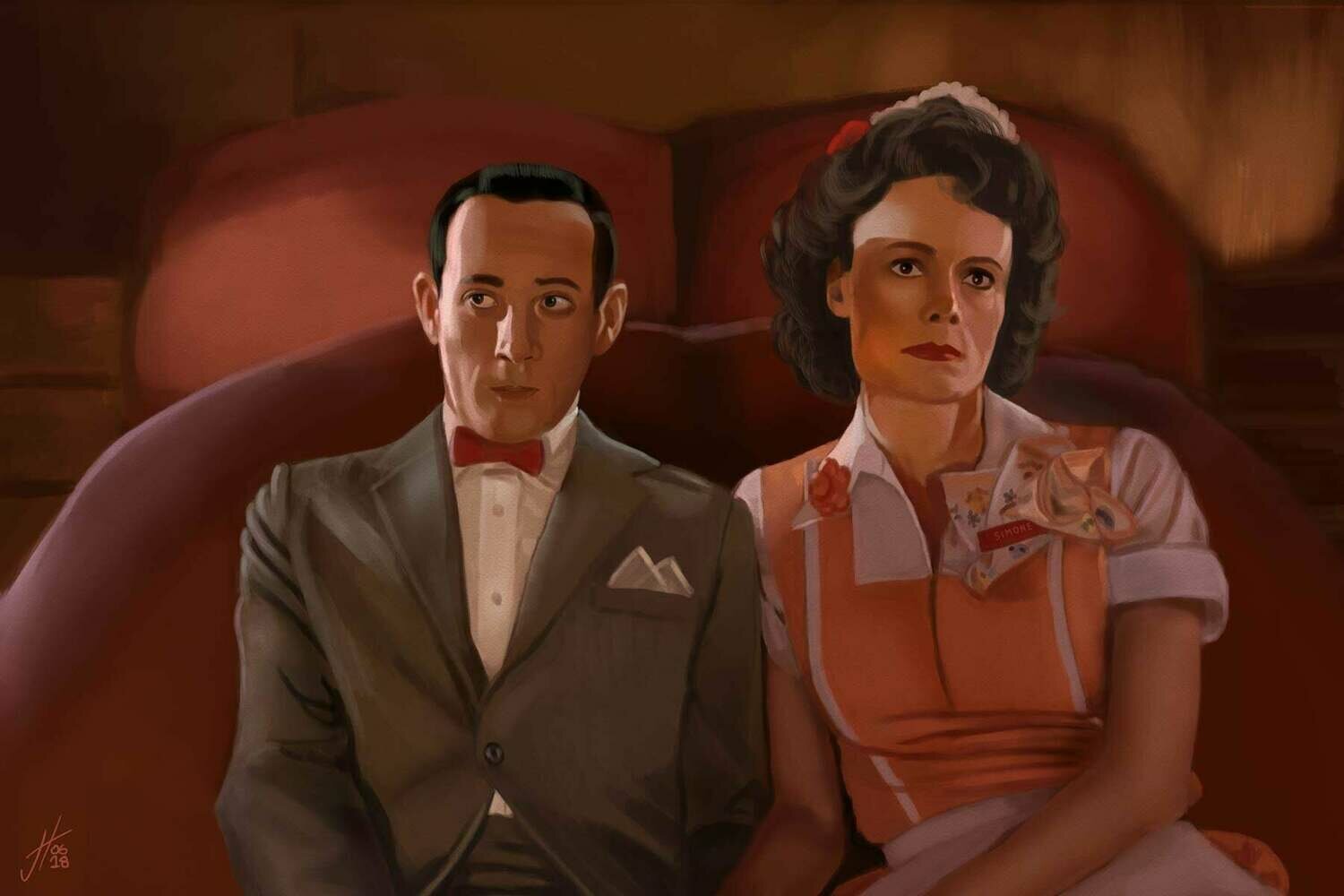 Pee-Wee Herman Art Print Pee-Wee Herman Art Print
