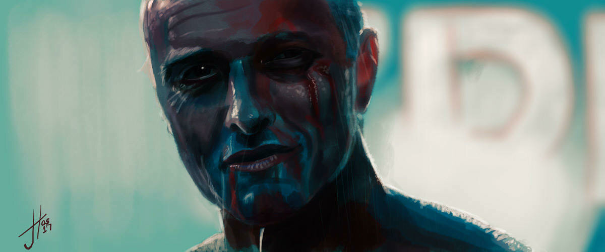 Blade Runner Tears in Rain Print Blade Runner Tears in Rain Print
