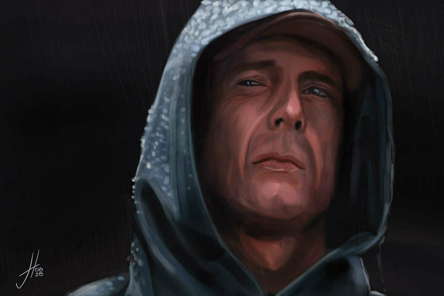 Unbreakable Bruce Willis Art Print Unbreakable Bruce Willis Art Print