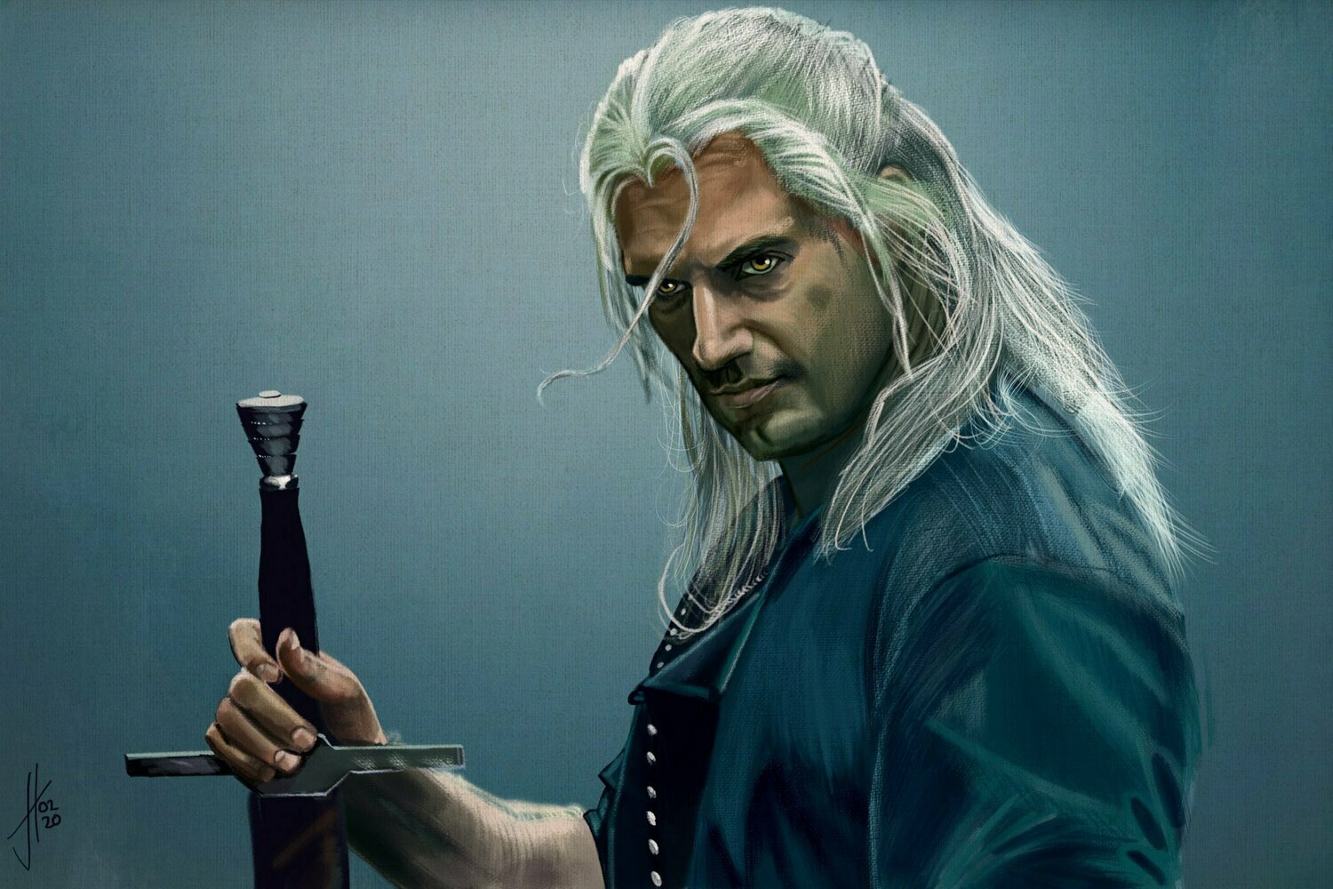 The Witcher Geralt Art Print The Witcher Geralt Art Print