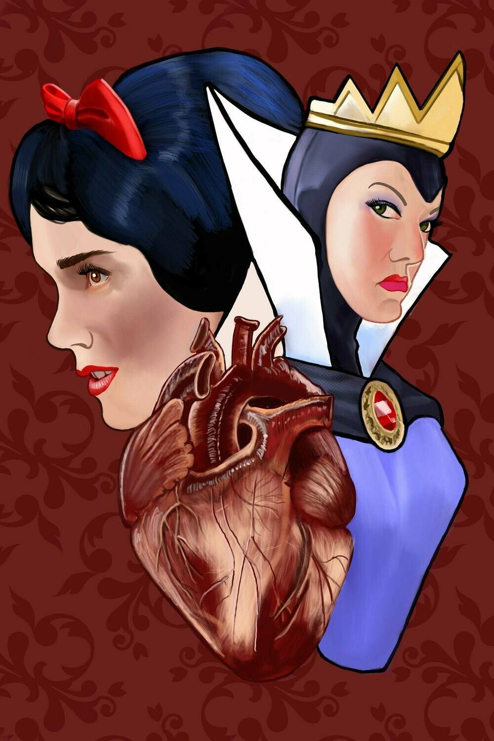 Snow White Art Print Snow White Art Print