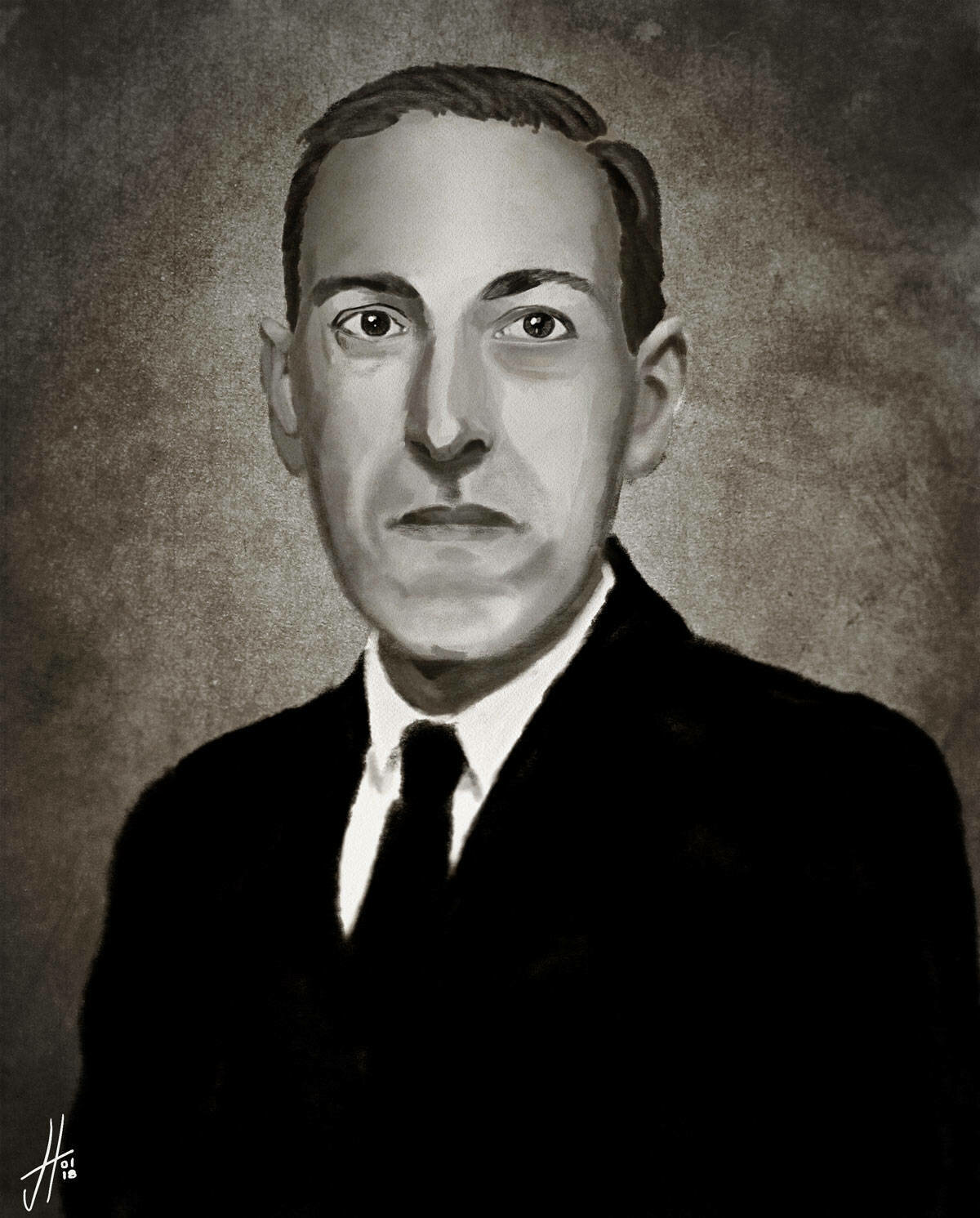 HP Lovecraft Art Print HP Lovecraft Art Print