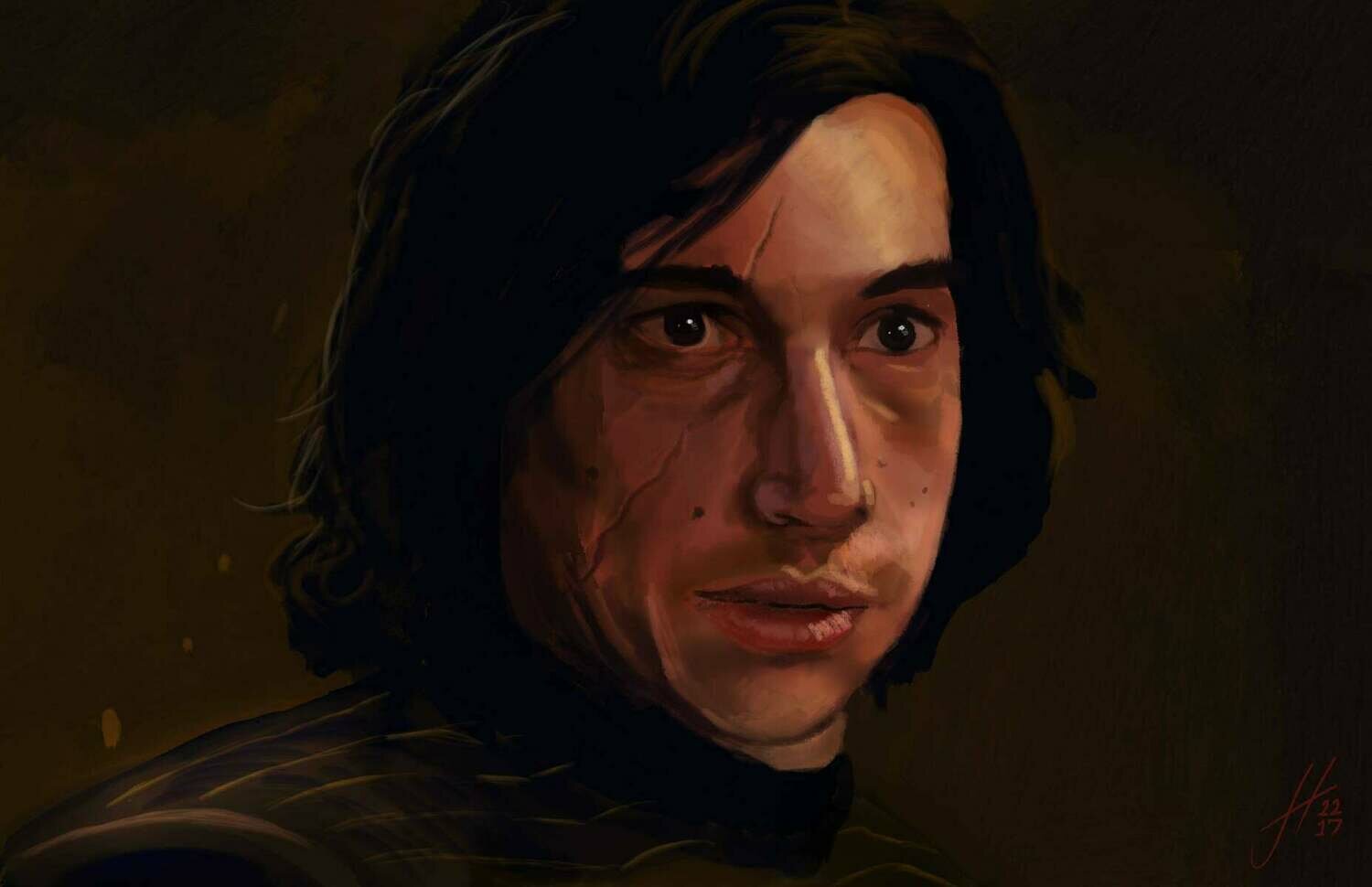 Star Wars Kylo Ren Art Print Star Wars Kylo Ren Art Print