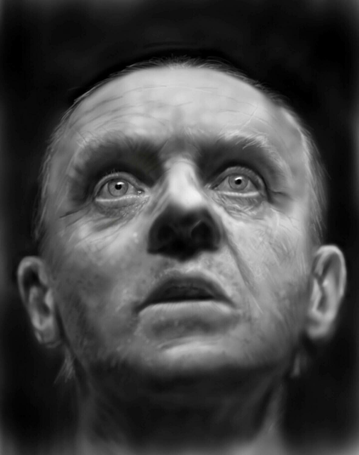 Hannibal Lecter Anthony Hopkins Art Print Hannibal Lecter Anthony Hopkins Art Print