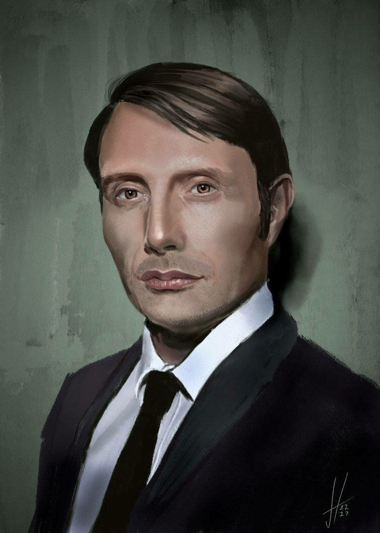 Hannibal Mads Mikkelsen Art Print Hannibal Mads Mikkelsen Art Print