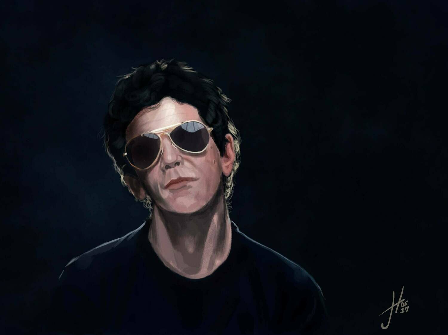 Lou Reed art print Lou Reed art print