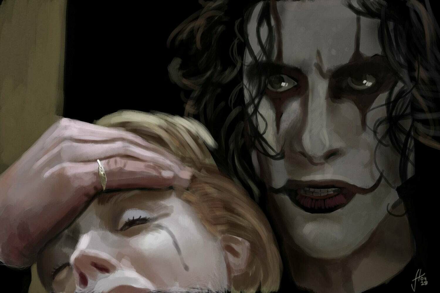 The Crow Art Print The Crow Art Print