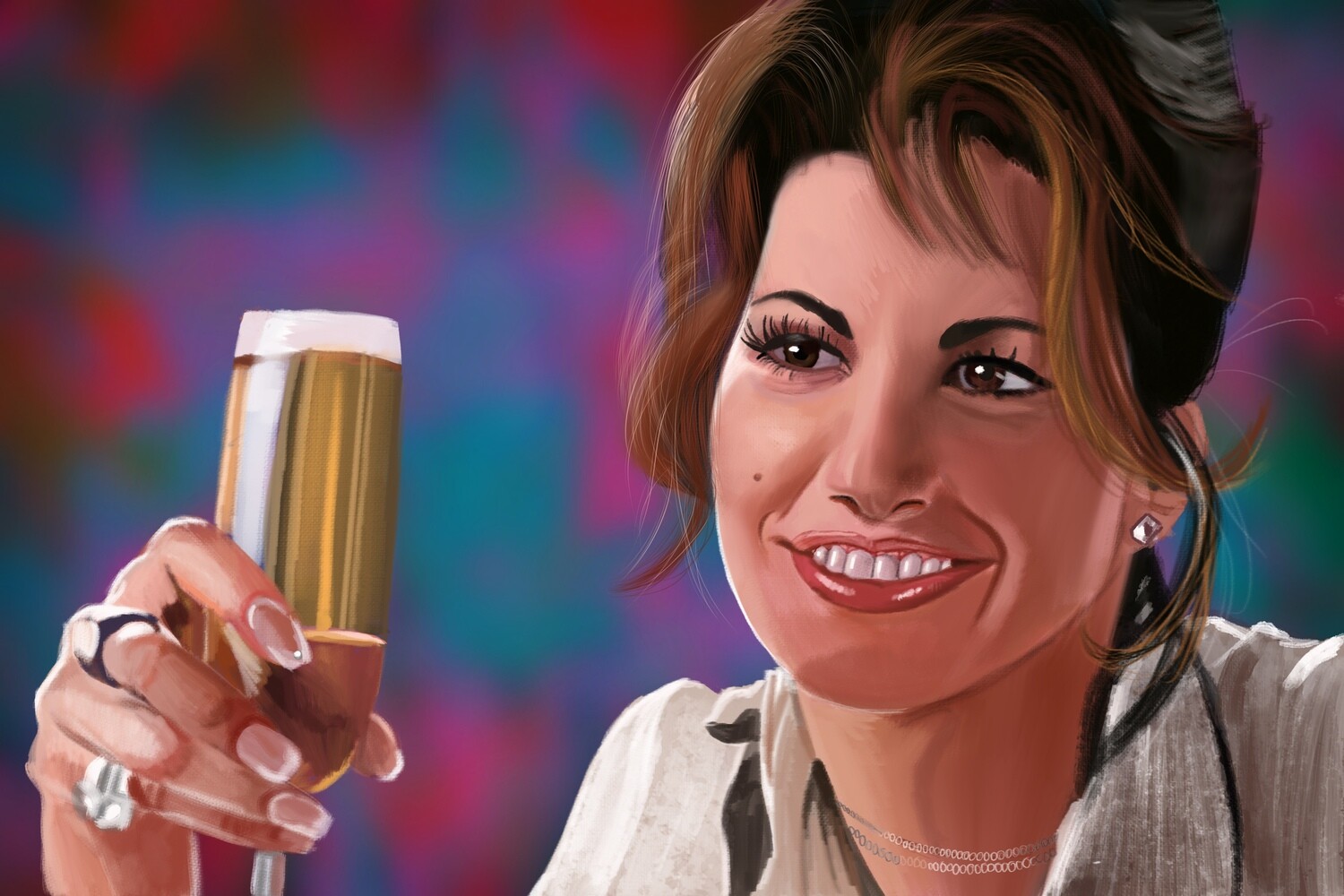 Gina Gershon Showgirls Portrait Print Gina Gershon Showgirls Portrait Print