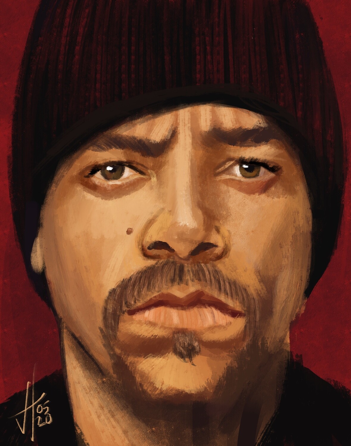 Ice T Portrait Art Print Ice T Portrait Art Print