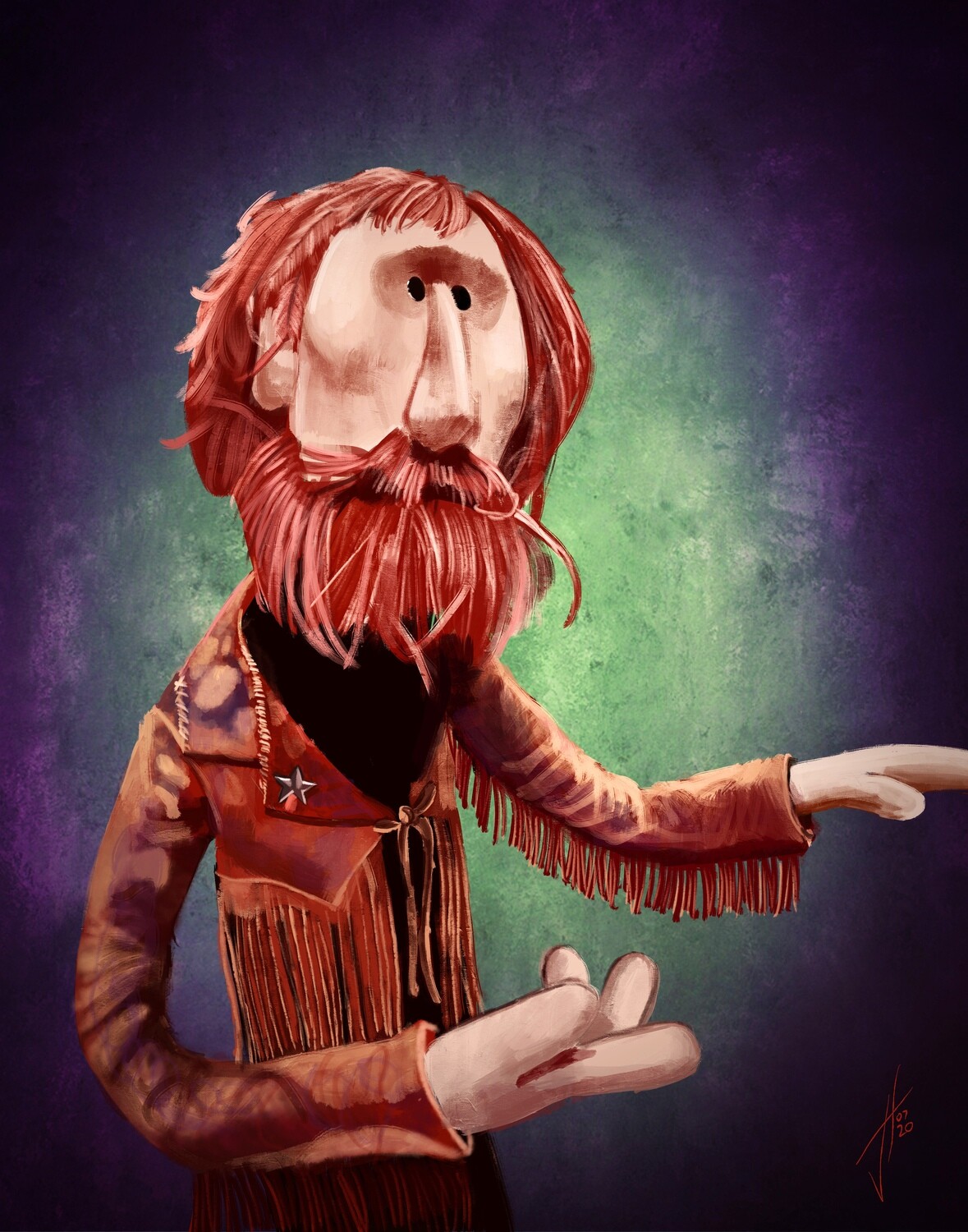 Jim Henson art print Jim Henson art print