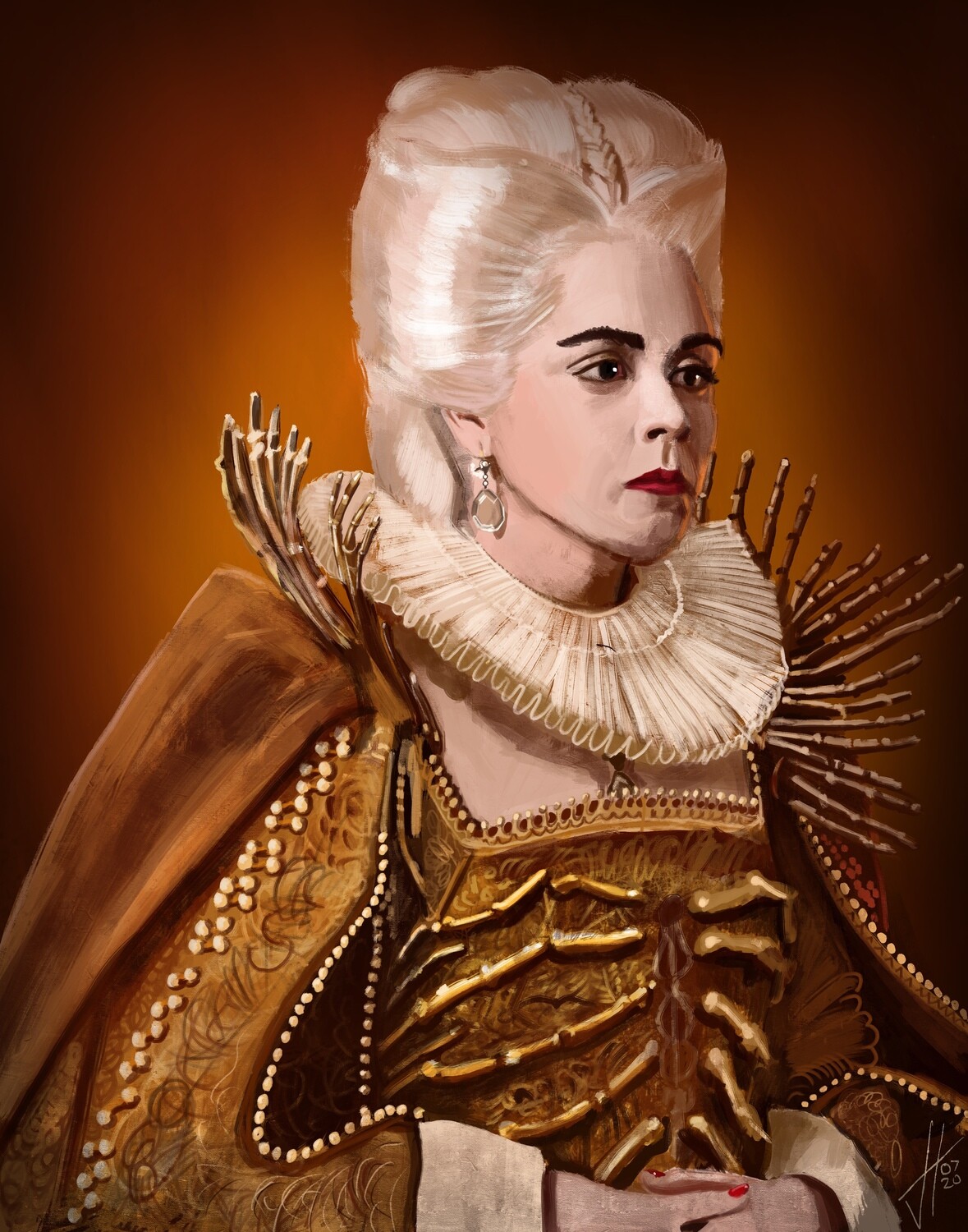 Chilling Adventures of Sabrina Art Print Kiernan Shipka Portrait Chilling Adventures of Sabrina Art Print Kiernan Shipka Portrait