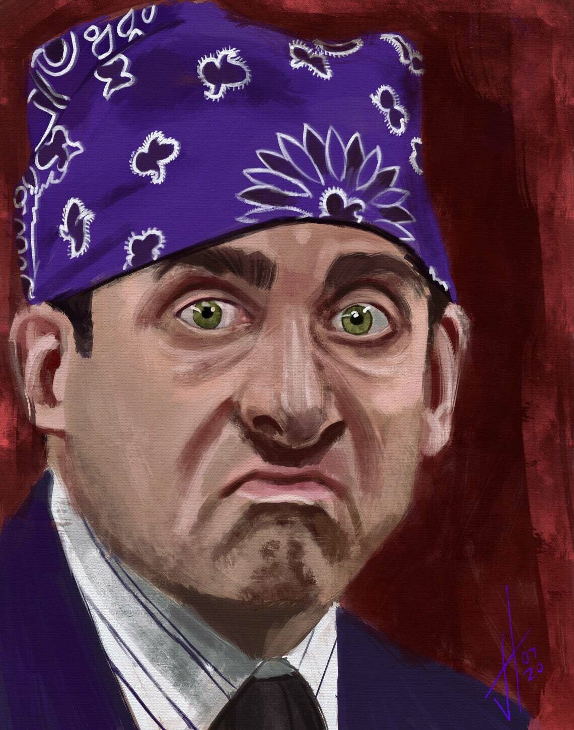 The Office Prison Mike Michael Scott Art Print The Office Prison Mike Michael Scott Art Print