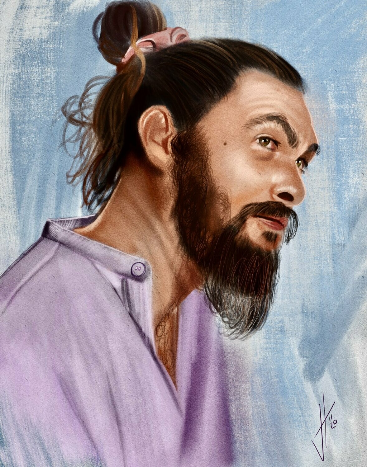 Jason Momoa Art Print Jason Momoa Art Print