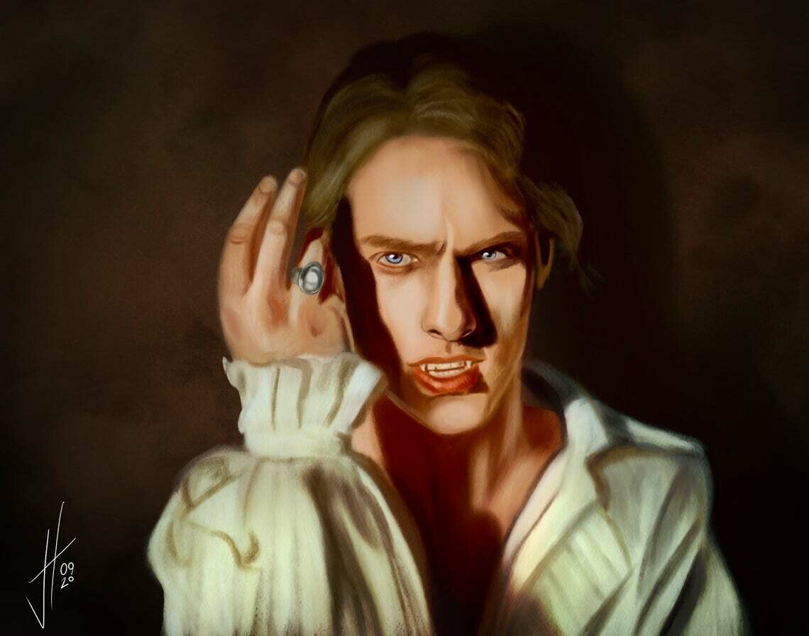 Interview With the Vampire Lestat Tom Cruise Art Print Interview With the Vampire Lestat Tom Cruise Art Print