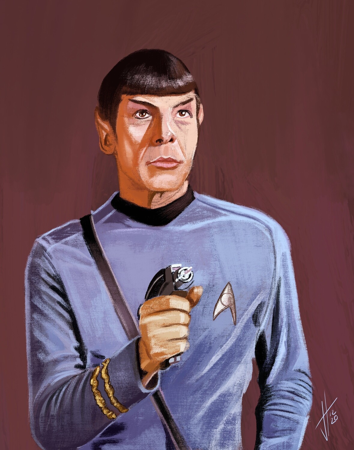 Star Trek Spock Print Star Trek Spock Print