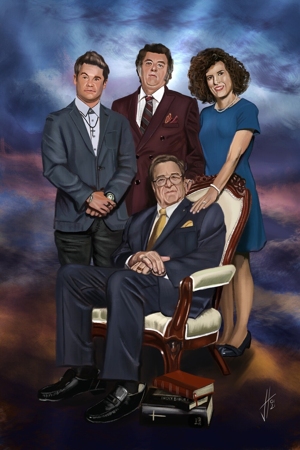 The Righteous Gemstones Print The Righteous Gemstones Print