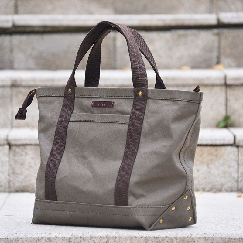 The Heavyweight Canvas Tote-Army Green
