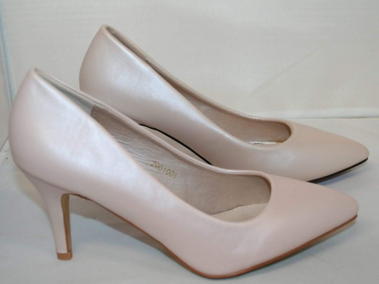 Grace Pearl Mid Heel