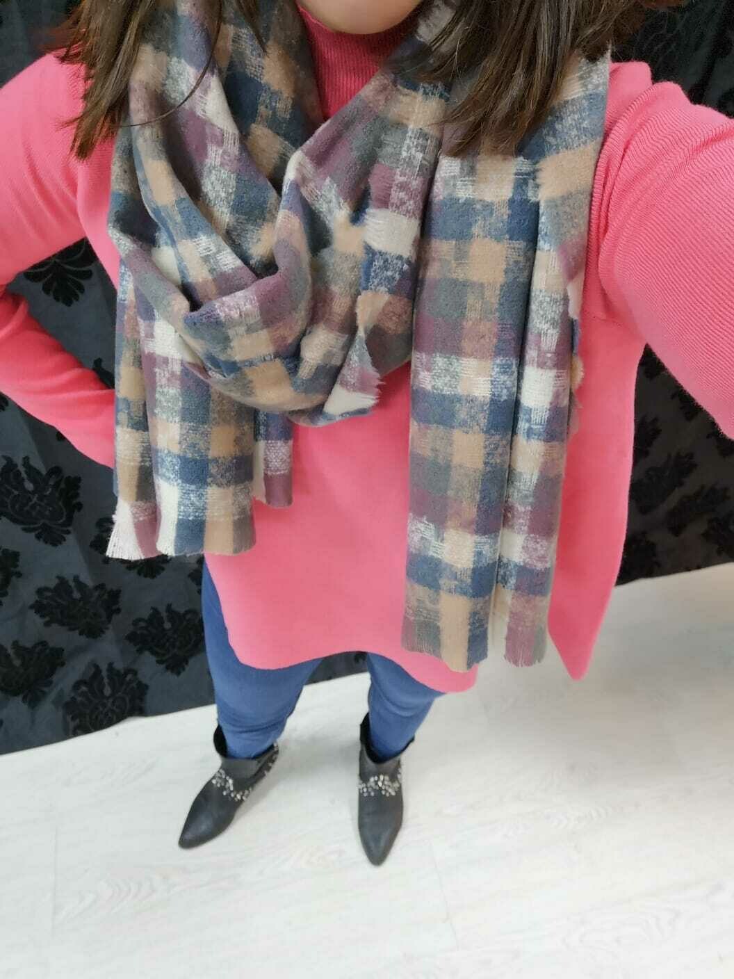 Georgina Check Scarf