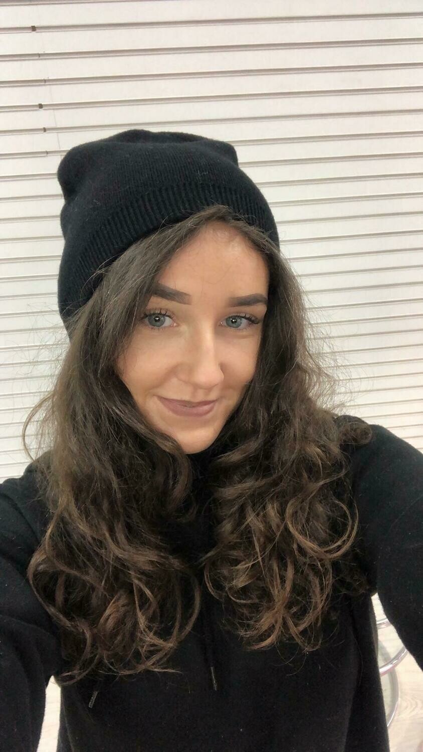 Tia Black Beanie