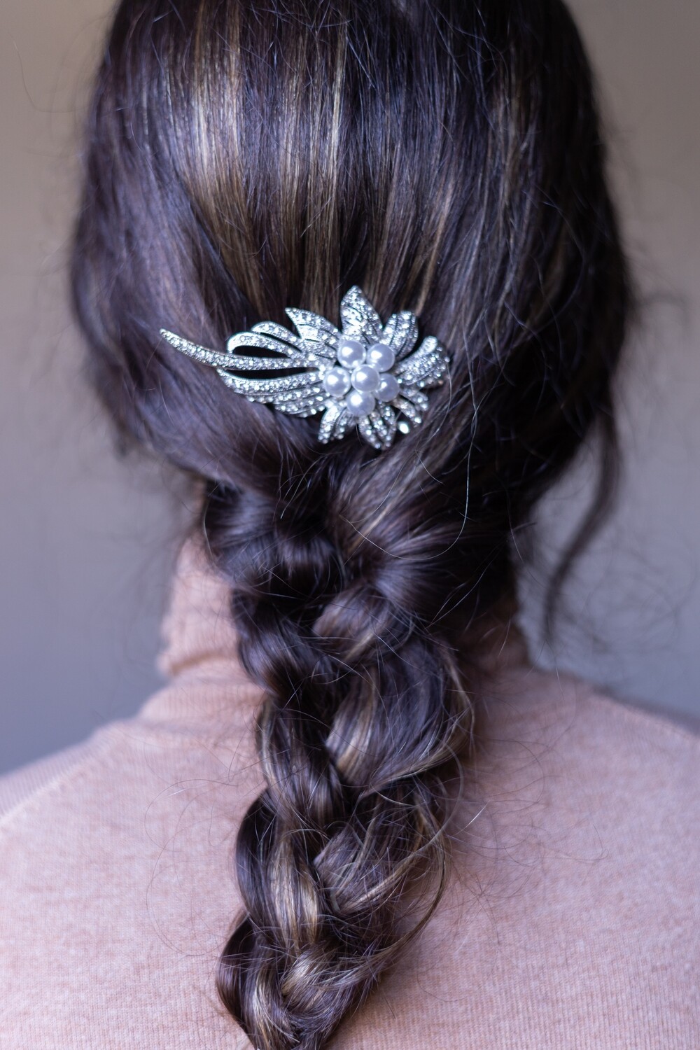 Shyla Pearl and Crystal Hair Accessory
