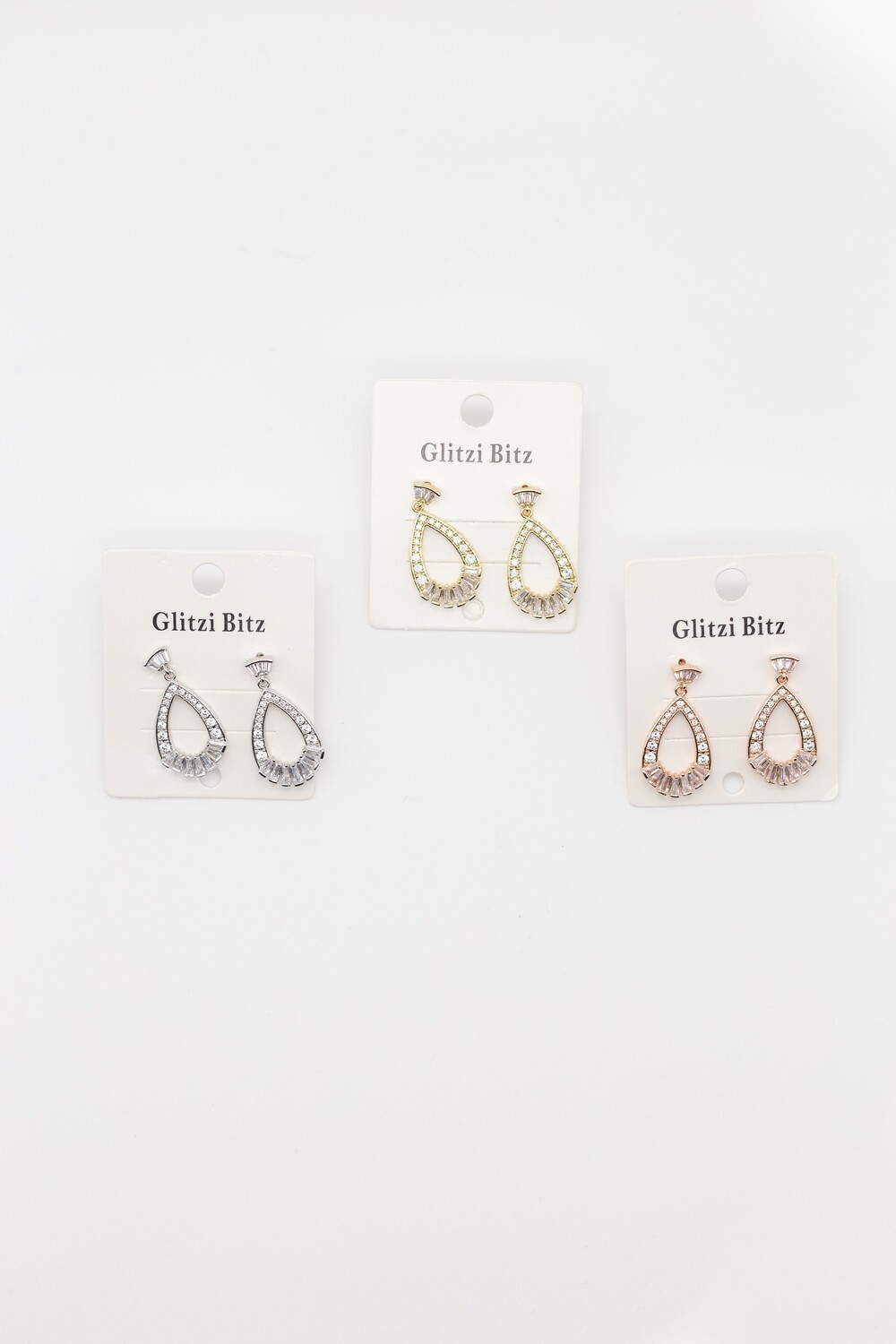 Siobhan Pear Diamante Shape Earring