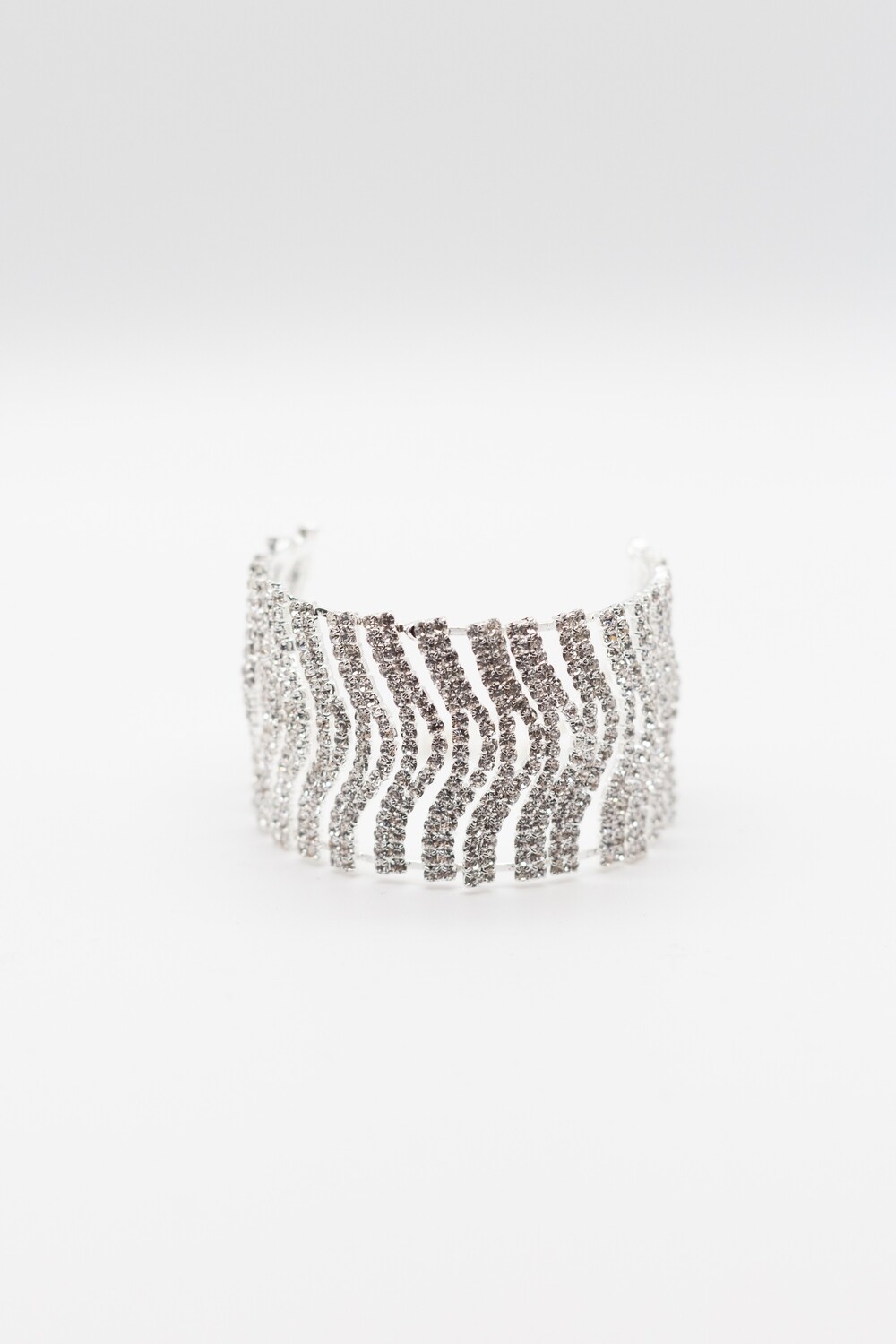 Paige Silver Diamante Bracelet