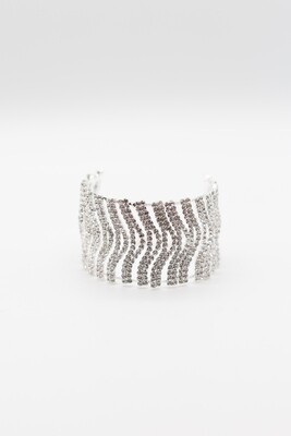Paige Silver Diamante Bracelet