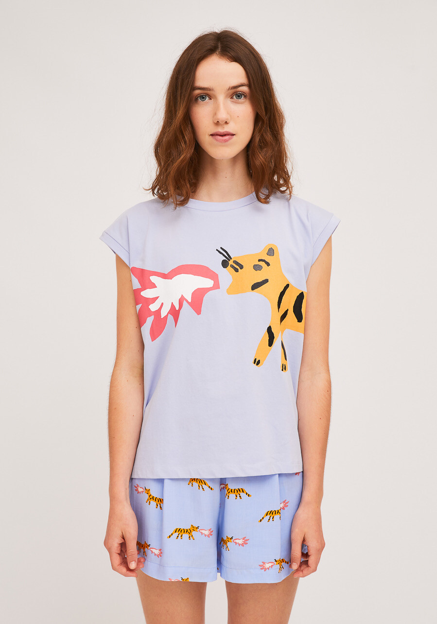 Tiger Violeta T-shirt
