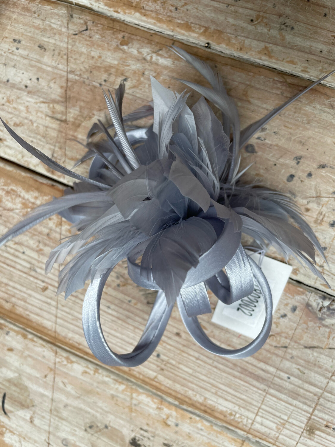 Camile Silver Small Fascinator