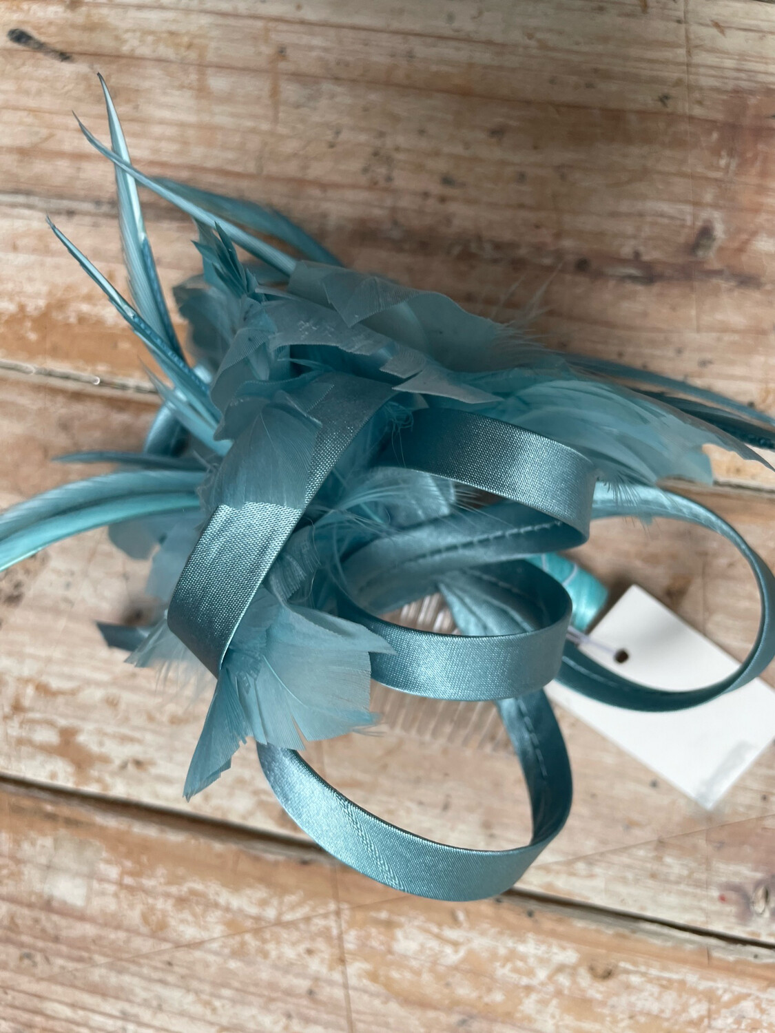 Camile Duck Egg Blue Small FaScinator