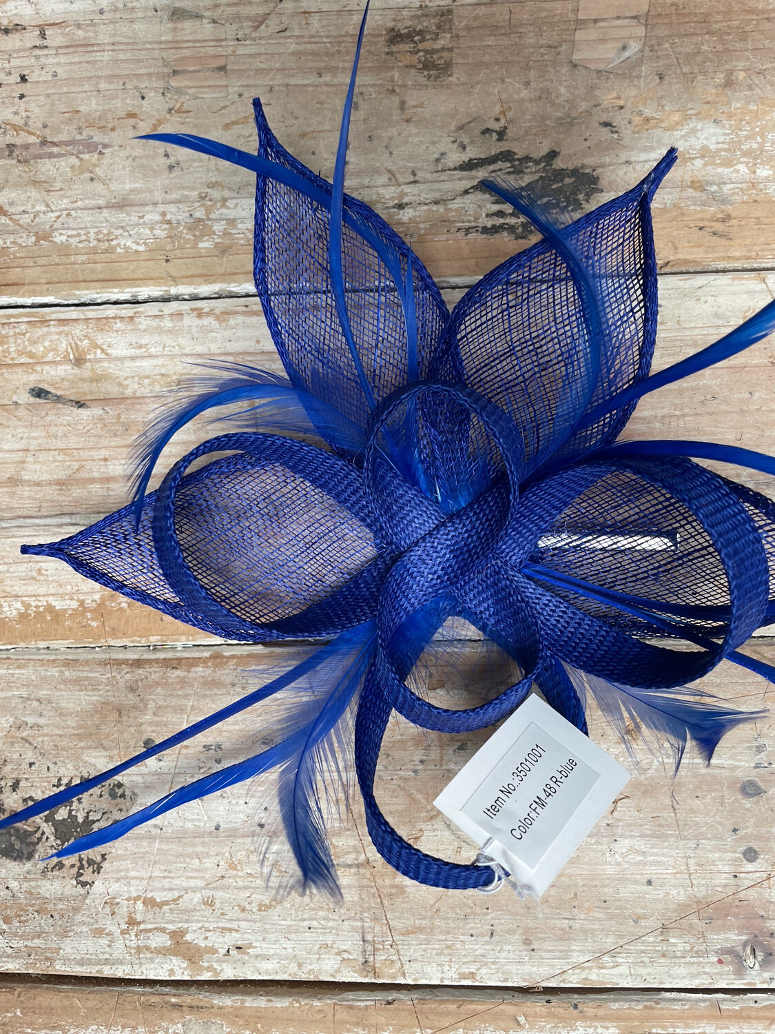 Liv Royal Blue Small Fascinator