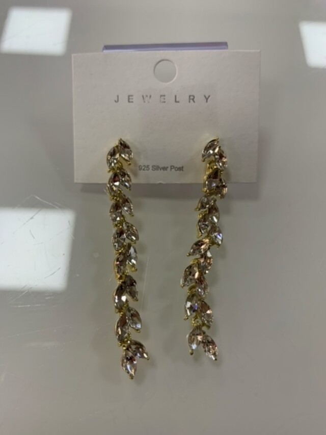 Gold Vine Earrings