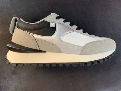 Xti Black and Grey Trainer