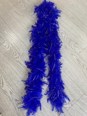 Dark Blue Feather Boa