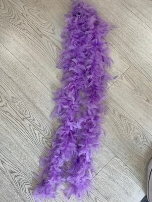 Purple Feather Boa