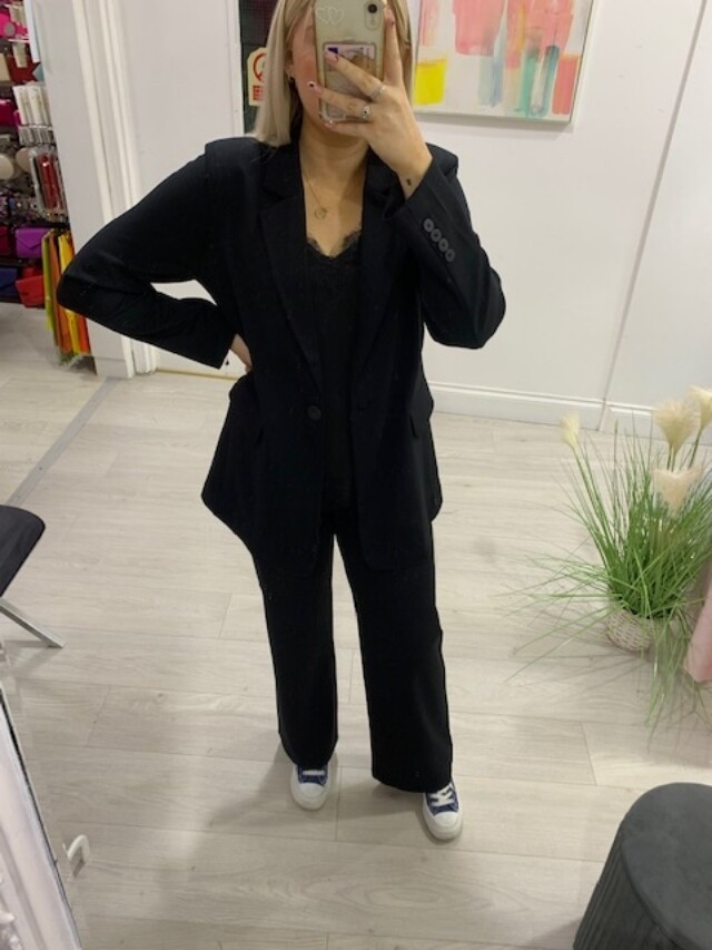 Freequent Black Blazer