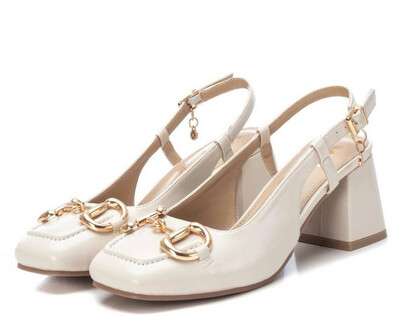 Chichi Nude Mid Block Heel