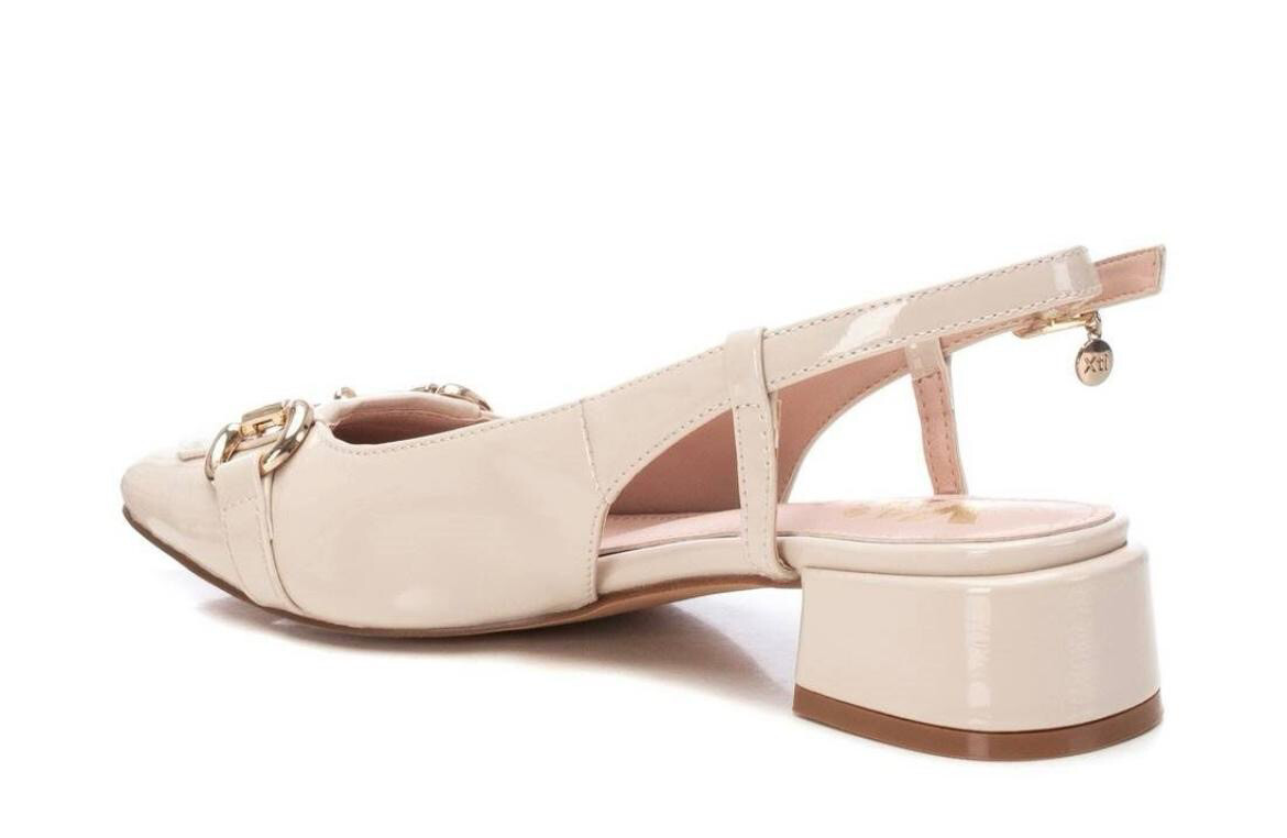 Kennedy Low Block Heel With Strap