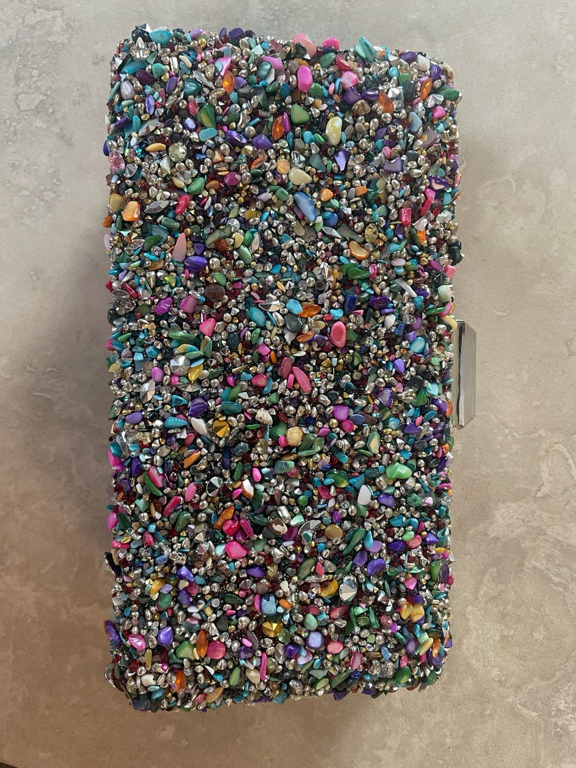 Mia Gem Stone Clutch