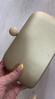 Glenda Gold Handbag