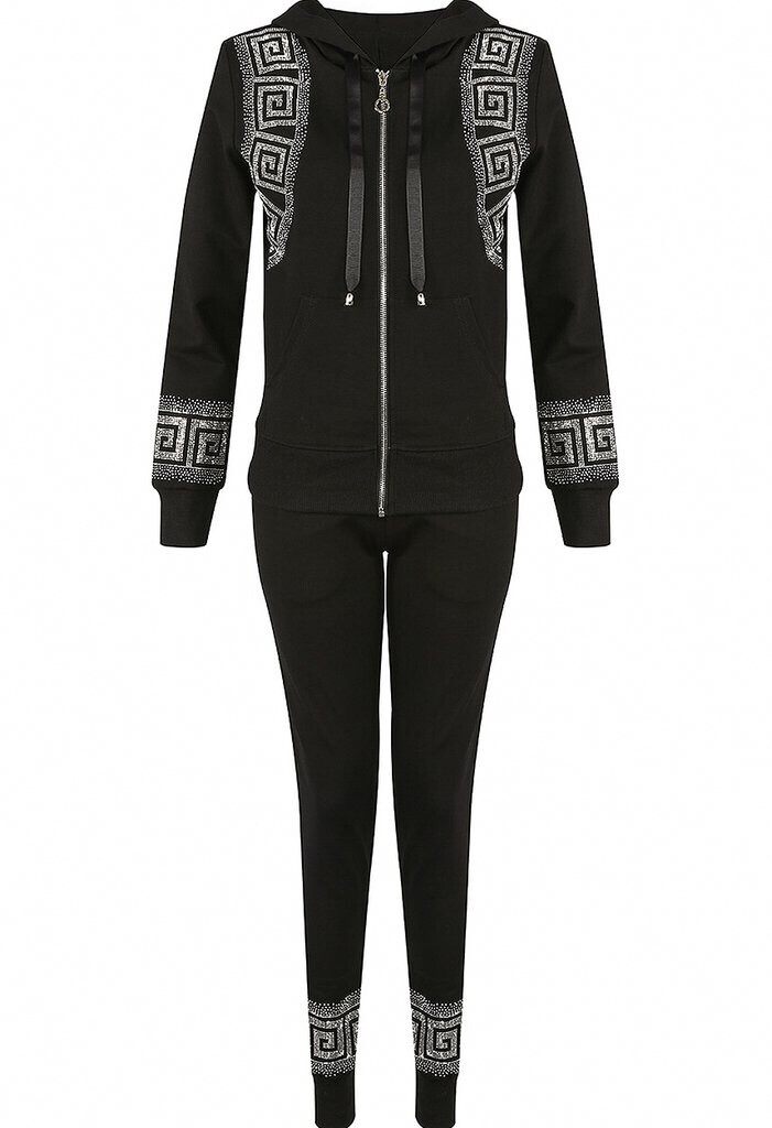 glitter key print 2 piece tracksuit with cuffed ankles. (as seen on katie price)