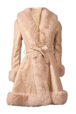 faux fur trim long line coat (as seen on katie price!!)