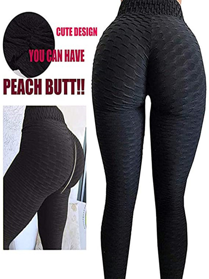  Yoga Fitness pants high elastic honey comb Yoga Pants