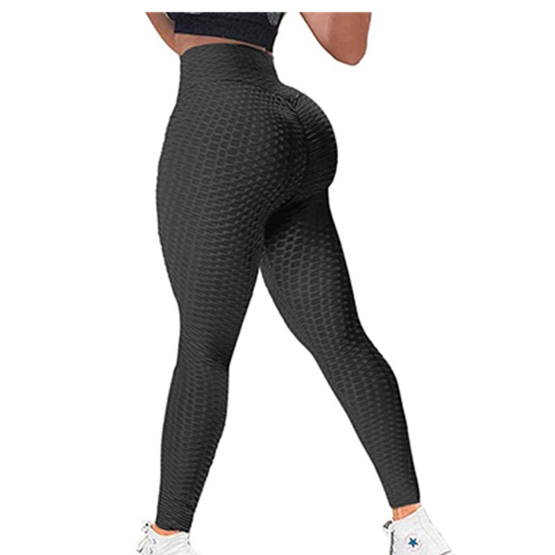  Yoga Fitness pants high elastic honey comb Yoga Pants
