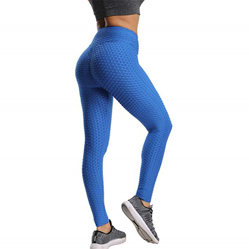  Yoga Fitness pants high elastic honey comb Yoga Pants