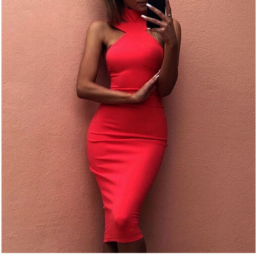 Cut out midi bardot cold shoulder dress